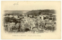 Brionne. Vue prise du Vieux Château.