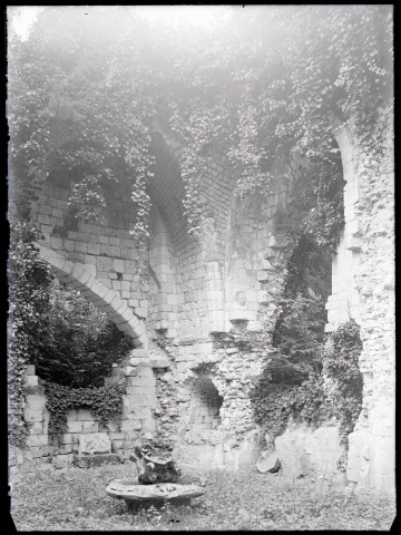 Ruines et vestiges de l'abbaye de Jumièges (Seine-Maritime).