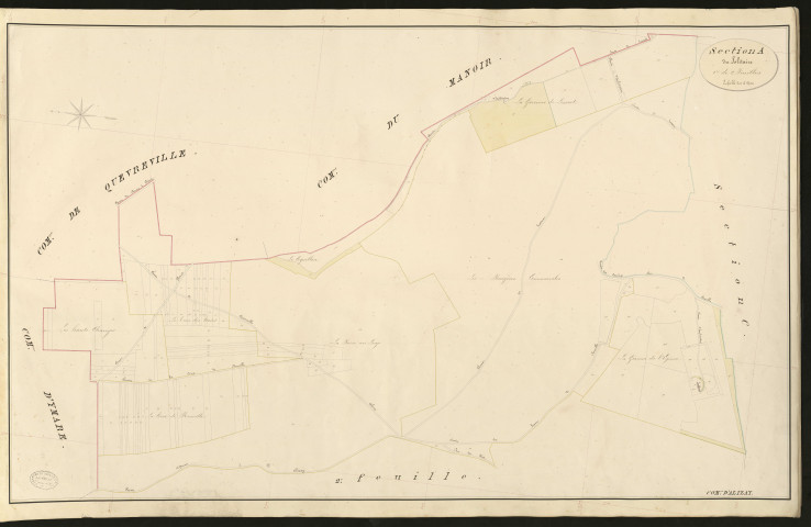 Alizay. Section A _ du solitaire _ 1re de 2 Feuilles