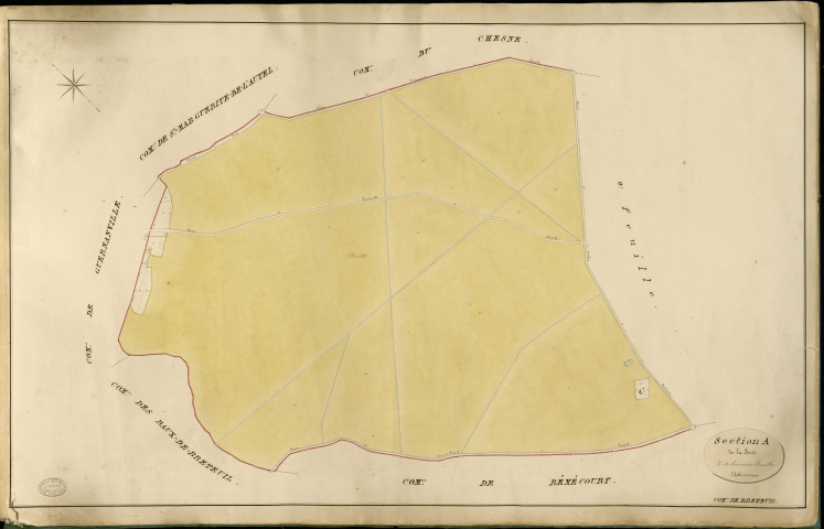 Breteuil-sur-Iton. Section A _ de St Jean des Bois _ 3e et dernière Feuille