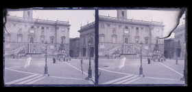 Place du capitole de Rome (Italie).