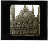 Cathédrale Notre-Dame de Bayeux (Calvados), pignon de la façade occidentale.