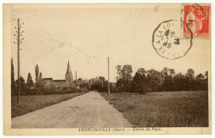 Francheville. Entrée du Pays.