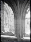 Ruines et vestiges de l'abbaye Notre-Dame de Fontenelle de Saint-Wandrille-Rançon (Seine-Maritime).