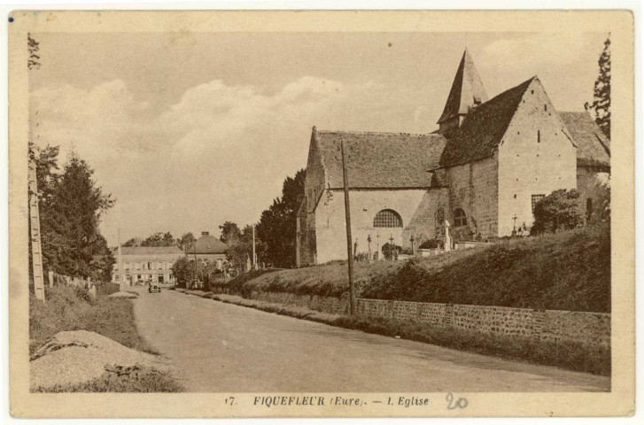 Fiquefleur-Equainville. L'Eglise.