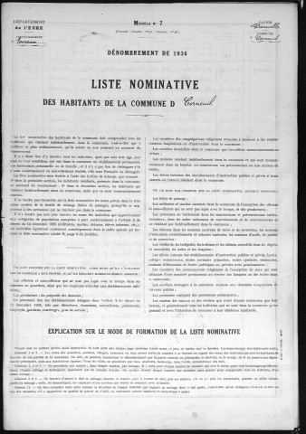 CORNEUIL 1936