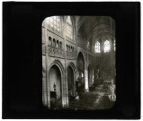 Église Saint-Germain d'Argentan (Orne), intérieur nef et chœur.