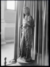 Statue de Vierge à l'enfant de l'église de Beauficel-en-Lyons (Eure).