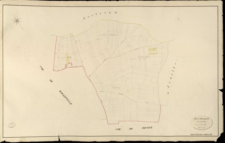 Marcilly-la-Campagne. Section G _ de Tranchevilliers _ 2e de 3 Feuilles