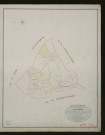 Gouttières. Tableau d'assemblage _ du Plan Parcellaire de la Commune de Gouttières. _ Canton de Beaumesnil - Bernay - Eure. _ Terminé sur le terrain le 22 octobre 1833 sous l'administration de M. A. Passy, Préfet _ M. Fessey, maire _ en sous la Direction de M. Marel, Directeur des Contributions directes. _ M. Le Fébure, Géomètre Chef. _ Par M. Renault, Géomètre de 1re classe.
