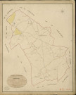 Dame-Marie. Tableau d'assemblage _ du Plan Parcellaire de la Commune de Damemarie _ Canton de Breteuil - Evreux - Eure. _ Terminé sur le Terrain en 1829 , sous l'administration de M. Le Vicomte Raymond Delaître , Préfet _ M. Laine, Maire _ sous la Direction de M.Boullenger, Directeur des Contributions directes _ M. Hautier, Géomètre en Chef. _ Par M. Pilfert, Géomètre de 1re classe.