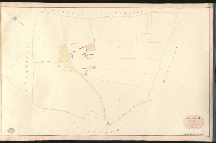 Lyons-la-Forêt. Section A _ de la Bosse _ 4e de 5 Feuilles