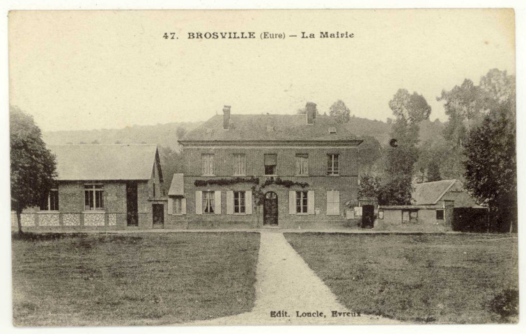 Brosville. La Mairie.