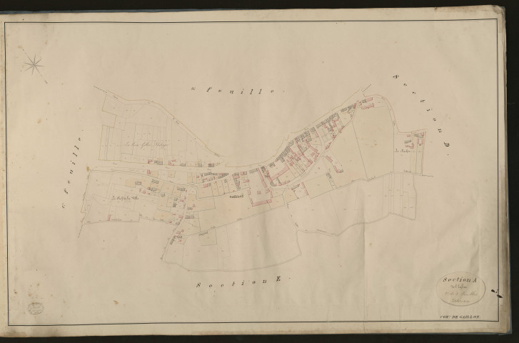 Gaillon. Section A _ de l'Eglise _ 2e de 3 Feuilles
