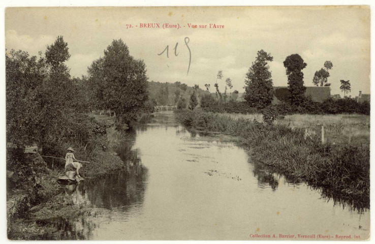 Breux-sur-Avre. Vue sur l'Avre.