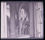 Clôture du choeur de la cathédrale Notre-Dame de Chartres (Eure-et-Loir).