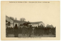 Evreux-Ville. Manifestation des Catholiques de l'Eure - Stade Jeanne d'Arc d'Evreux-22 février 1925 - Pendant le Discours de M. l'Abbé Ritz. Vue du Stade.