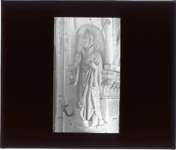 Statue de Saint-Éloi de l'église de Forêt-la-Folie (Eure).