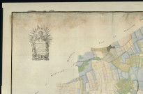 Ailly - "Plan géométrique des paroisses d'Ailly et Vieux Villées appartenant à Mrs du Chapitre de Beauvais". *