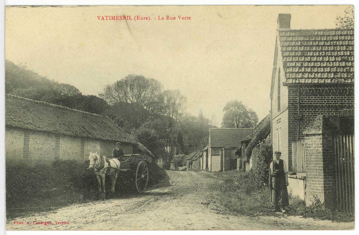 Sainte-Marie-de-Vatimesnil. La Rue Verte.