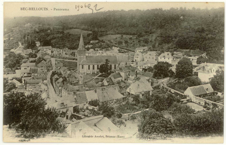 Bec-Hellouin (Le). Panorama.