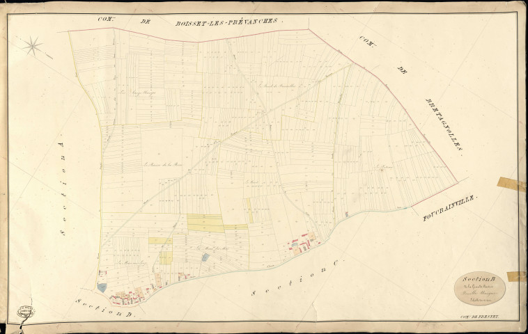 Fresney. Section B _ de la Grande Contrée _ Feuille Unique