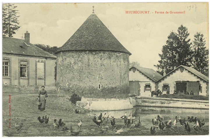 Heubécourt. Ferme de Grumesnil.