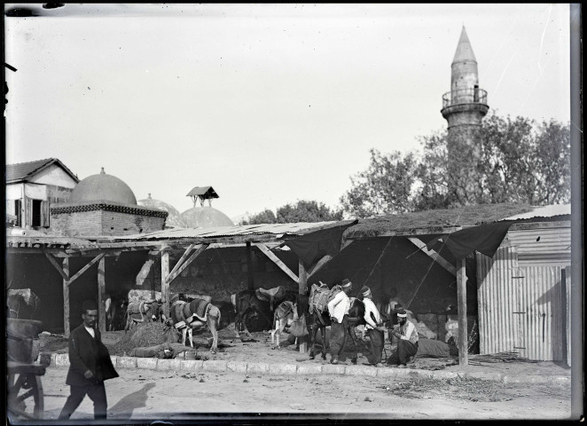 Atelier d'un maréchal-ferrant.