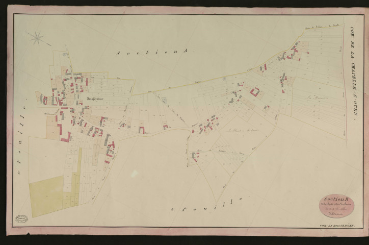Bois-Jérôme. Section B _ de la Forêt et des Tuileries _ 2e de 3 Feuilles
