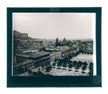 Vue générale d'une ville de Sicile (Italie).