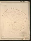 Epreville-en-Roumois. Tableau d'assemblage _ du Plan Parcellaire de la Commune d'Epreville _ Canton de Bourgtheroulde - Pontaudemer - Eure. _ Terminé sur le terrain en 1828, sous l'administration de M.le Vicomte Raymond Delaitre, Préfet _ M. Elie, maire _ en sous la Direction de M. Hurtrelle, Directeur des Contributions directes. _ M. Hautier, Géomètre en Chef. _ Par M. Roger, Géomètre de 1re classe.