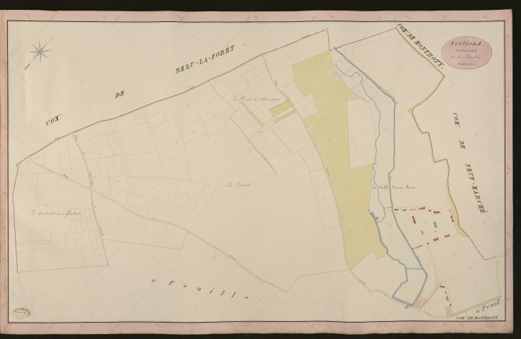 Martagny. Section A _ de Martagny _ 1re de 3 Feuilles