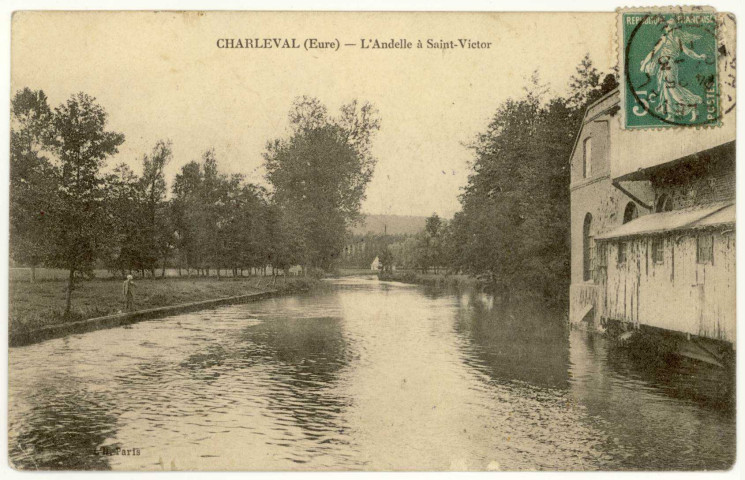 Charleval. L'Andelle à Saint-Victor.