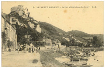 Andelys (Les). Le Port et le Château-Gaillard.