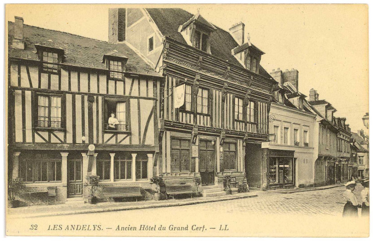Andelys (Les). Ancien Hôtel du Grand Cerf.