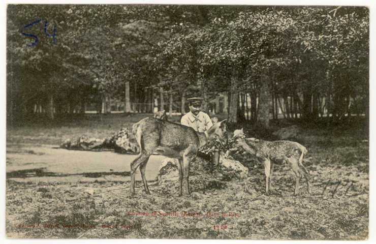 Bémécourt. Château de Souvilly, dans le Parc.