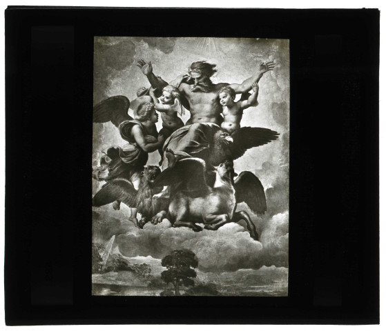Palais Pitti de Venise (Italie), tableau de Raphaël « La Vision d'Ézéchiel ».
