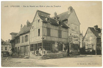 Louviers-Ville. Rue du Marché aux Œufs et place des Templiers.