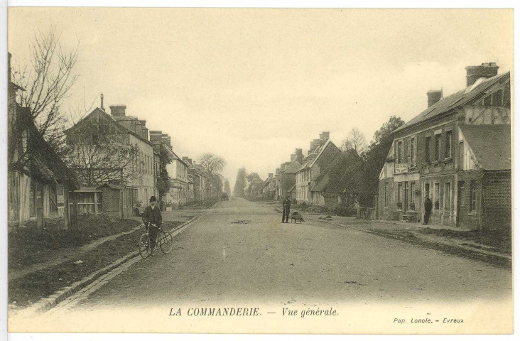 Sainte-Colombe-la-Campagne. Vue générale.