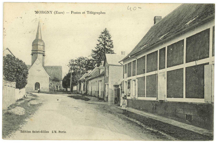 Morgny. Postes et Télégraphes.