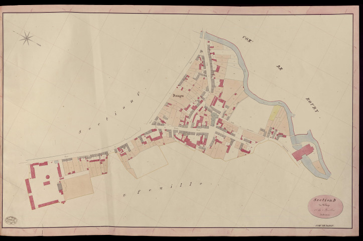 Dangu. Section D _ du Village _ 1re de 2 Feuilles
