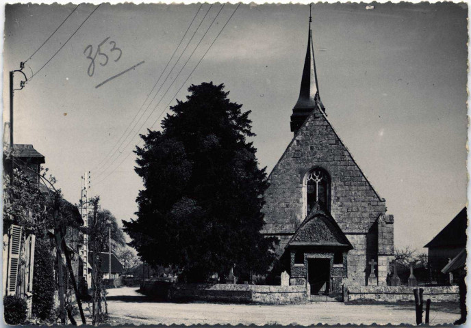Jonquerets-de-Livet (Les). L'Eglise.