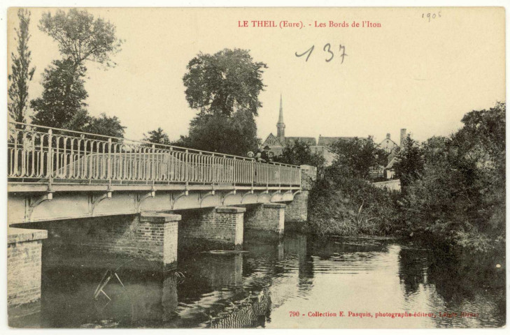 Chaise-Dieu-du-Theil. Les Bords de l'Iton.