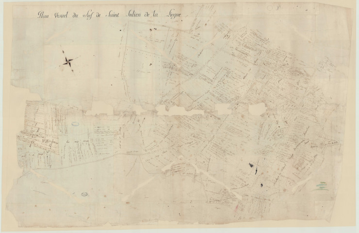 Saint-Julien-de-la-Liègue - "Plan visuel du fief de Saint-Julien-de-La-Liègue". *