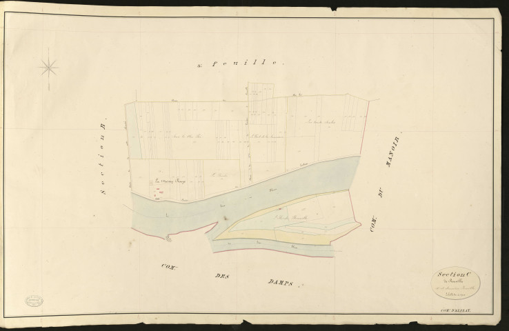 Alizay. Section C _ de rouville _ 4e et dernière Feuille.