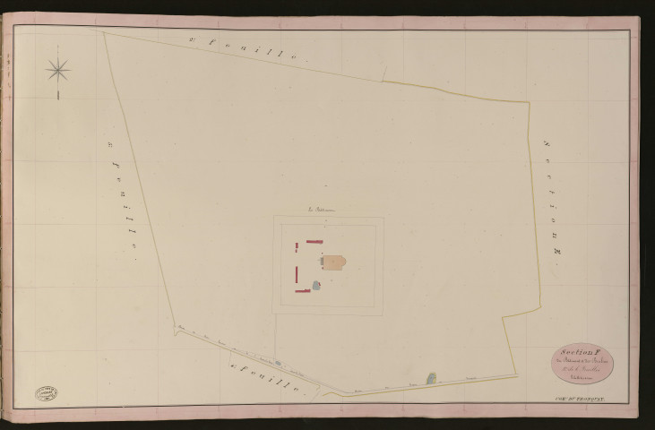 Tronquay (Le). Section F _ du Bâtiment et des Brulins _ 3e de 6 Feuilles