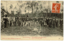 Beaumont-le-Roger. Chasse St-Hubert-Après la prise du Cerf.