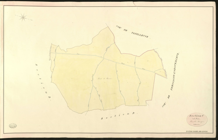 Notre-Dame-de-l'Isle. Section C _ de la Forêt _ Feuille Unique