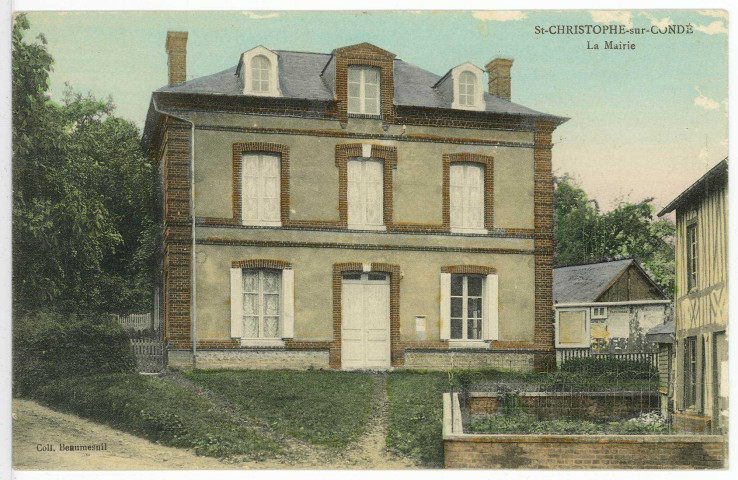 Saint-Christophe-sur-Condé. La Mairie.