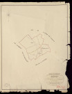 Champenard. Tableau d'assemblage du Plan Parcellaire de la Commune de Champenard. _ Canton de Gaillon - Louviers - Eure. _ Terminé sur le terrain en 1829, sous l'administration de M. Le Vicomte Raymond Delaitre, Préfet - M. Robert, Maire et sous la direction de M. Hurtrelle, Directeur des Contributions directes. _ M. Hautier, Géomètre en Chef. _ Par M. Lefroid, Géomètre de 1re classe